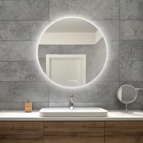 Welland Type-1 LED tükör - fényerő + színhőfok szabályozás - Ø 70 cm