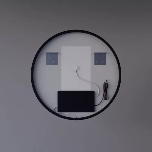 Welland Luxury-Line G783 LED tükör - fényerő + színhőfok állítás + páramentesítő + óra - Ø 60 cm