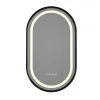 Welland Type-3T LED tükör - LED tükör - fényerő + színhőfok állítás + páramentesítő + óra - 50 x 80 cm