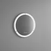 Welland Type-E33 LED tükör - LED tükör - fényerő + színhőfok állítás + páramentesítő + óra - Ø 60 cm