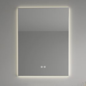   Welland Type-1VS LED tükör - fényerő + színhőfok állítás + páramentesítő + óra - 60 x 80 cm