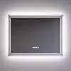 Welland Type-28 LED tükör - fényerő + színhőfok állítás + páramentesítő + óra  - 80 x 60 cm