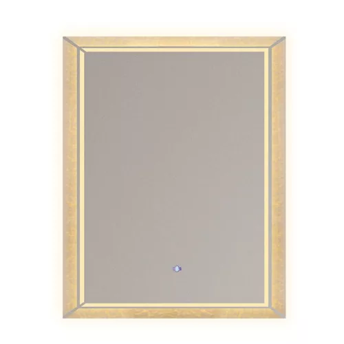 Welland Type-E05 LED tükör - LED tükör - fényerő + színhőfok állítás + páramentesítő + óra - 60 x 80 cm