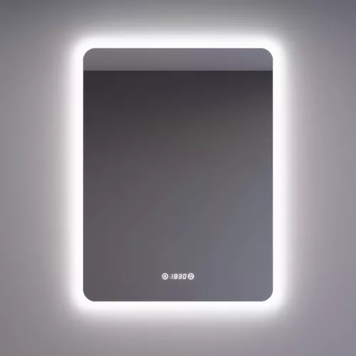 Welland Luxury-Line G790 LED tükör - fényerő + színhőfok állítás + páramentesítő + óra - 60 x 80 cm