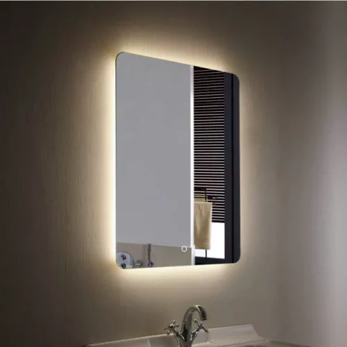 Welland Luxury-Line G790 LED tükör - fényerő + színhőfok állítás + páramentesítő + óra - 60 x 80 cm