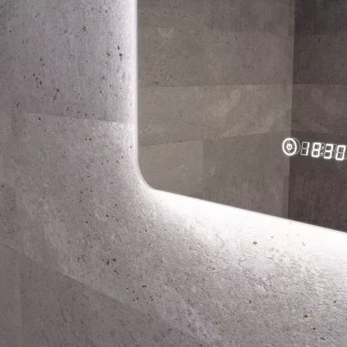 Welland Luxury-Line G790 LED tükör - fényerő + színhőfok állítás + páramentesítő + óra - 60 x 80 cm