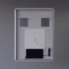 Welland Luxury-Line G790 LED tükör - fényerő + színhőfok állítás + páramentesítő + óra - 60 x 80 cm