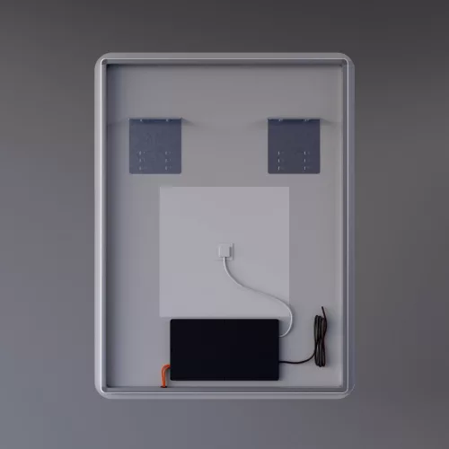 Welland Luxury-Line G790 LED tükör - fényerő + színhőfok állítás + páramentesítő + óra - 60 x 80 cm