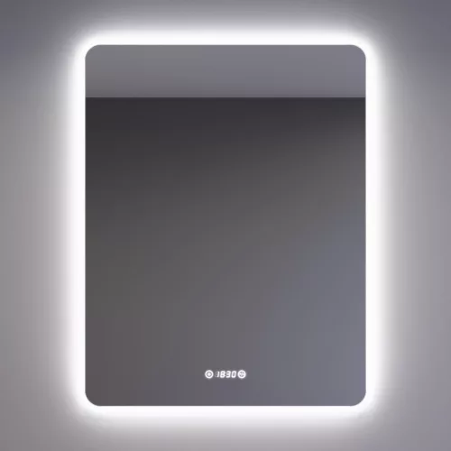 Welland Luxury-Line Jinzor LED tükör - fényerő + színhőfok állítás + páramentesítő + óra - 70 x 90 cm