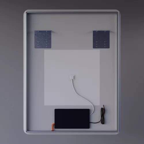 Welland Luxury-Line Jinzor LED tükör - fényerő + színhőfok állítás + páramentesítő + óra - 70 x 90 cm