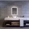 Welland Luxury-Line Sidlux LED tükör - fényerő + színhőfok állítás + páramentesítő + óra - 50 x 70 cm