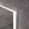 Welland Luxury-Line Sidlux LED tükör - fényerő + színhőfok állítás + páramentesítő + óra - 50 x 70 cm