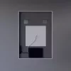 Welland Luxury-Line Sidlux LED tükör - fényerő + színhőfok állítás + páramentesítő + óra - 50 x 70 cm
