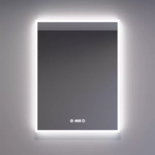 Welland Luxury-Line G770 LED tükör - fényerő + színhőfok állítás + páramentesítő + óra - 60 x 80 cm