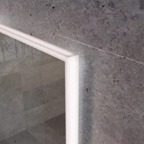 Welland Luxury-Line G772 LED tükör - fényerő + színhőfok állítás + óra - 80 x 80 cm