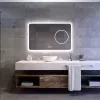 Welland Luxury-Line Golf LED tükör - fényerő + színhőfok állítás + kozmetikai tükör + páramentesítő + óra - 120 x 75 cm
