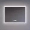 Welland Hugo LED tükör - fényerő + színhőfok állítás + páramentesítő + óra - 80 x 60 cm