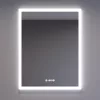 Welland Luxury-Line G799 LED tükör - fényerő + színhőfok állítás + páramentesítő + óra - 60 x 80 cm