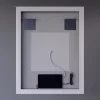 Welland Luxury-Line G799 LED tükör - fényerő + színhőfok állítás + páramentesítő + óra - 60 x 80 cm