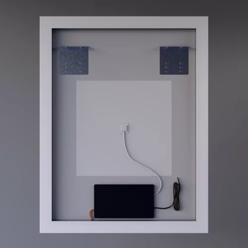 Welland Luxury-Line G799 LED tükör - fényerő + színhőfok állítás + páramentesítő + óra - 60 x 80 cm