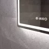 Welland Type-20V LED tükör - fényerő + színhőfok állítás + óra - 60 x 80 cm