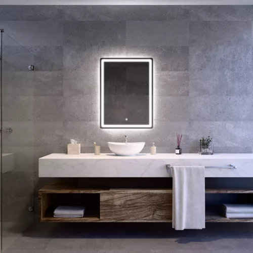 Welland Type-20V LED tükör - fényerő + színhőfok állítás - 60 x 80 cm
