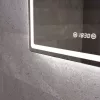 Welland Type-20V LED tükör - fényerő + színhőfok állítás + páramentesítő + óra - 70 x 90 cm