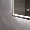 Welland Type-20V LED tükör - fényerő + színhőfok állítás + páramentesítő + óra - 70 x 90 cm