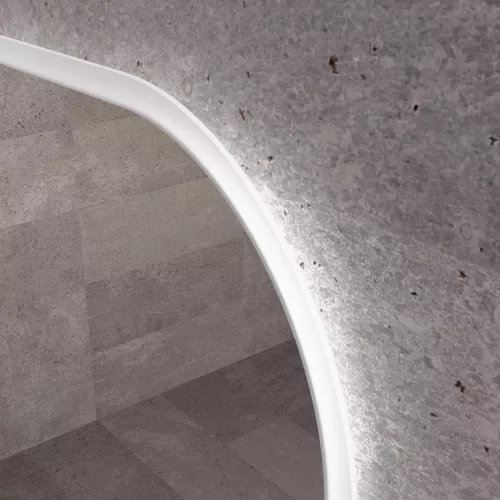 Welland Formia LED tükör - fényerő + színhőfok állítás + páramentesítő + óra - 70 x 70 cm