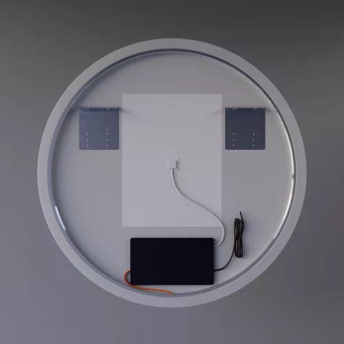 Welland Luxury-Line Sidlux LED tükör - fényerő + színhőfok állítás + páramentesítő + óra - Ø80 cm