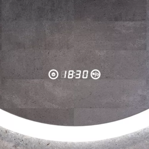 Welland Luxury-Line G799 LED tükör - fényerő + színhőfok állítás + páramentesítő + óra - 60 x 80 cm