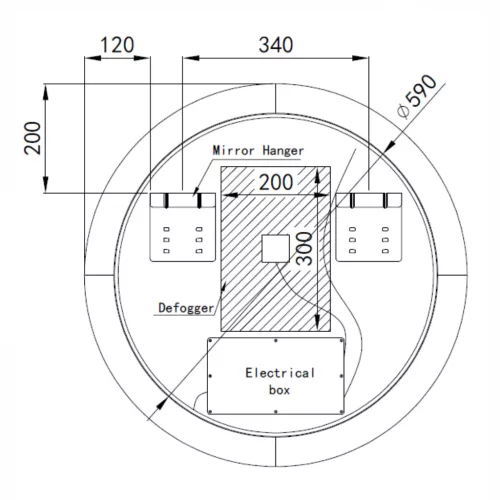 Welland Luxury-Line G799 LED tükör - fényerő + színhőfok állítás + páramentesítő + óra - 60 x 80 cm