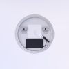 Welland Alpha LED tükör - fényerő + színhőfok állítás + páramentesítő + óra - Ø 60 cm