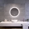 Welland Alpha LED tükör - fényerő + színhőfok állítás + páramentesítő - Ø 60 cm
