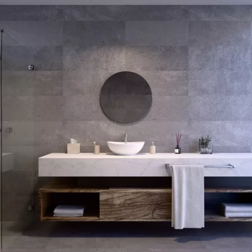 Welland fürdőszoba tükör - Ø 60 cm