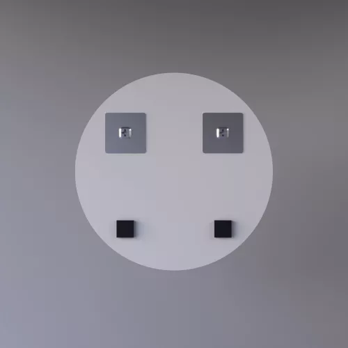 Welland fürdőszoba tükör - Ø 60 cm