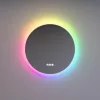 Welland Alpha LED tükör - fényerő + színhőfok állítás - 16 háttérszín - Ø 60 cm