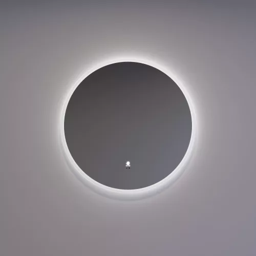 Welland Alpha LED tükör - fényerő + színhőfok állítás - 16 háttérszín - Ø 60 cm