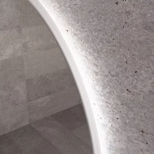 Welland Alpha LED tükör - fényerő + színhőfok állítás - 16 háttérszín - Ø 60 cm
