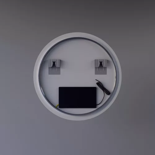 Welland Alpha LED tükör - fényerő + színhőfok állítás - 16 háttérszín - Ø 60 cm