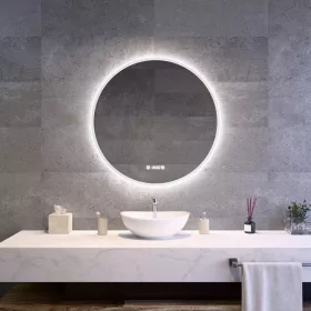 Welland Alpha LED tükör - fényerő + színhőfok állítás - Ø 80 cm