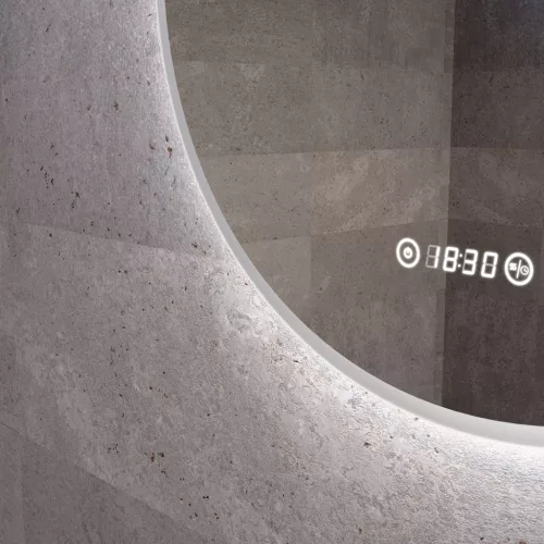 Welland Alpha LED tükör - fényerő + színhőfok állítás - Ø 80 cm