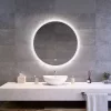 Welland Alpha LED tükör - fényerő + színhőfok állítás - Ø 80 cm