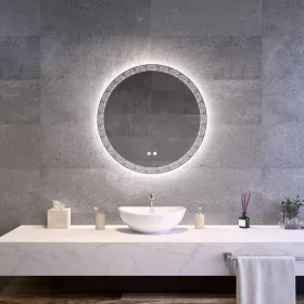   Welland Bali LED tükör - fényerő + színhőfok állítás + páramentesítő - Ø 70 cm