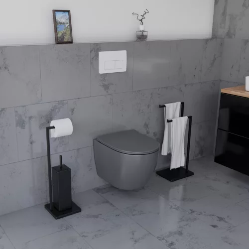 Welland Primo-Smart Tornado fali WC csésze + soft-close slim WC ülőke - szürke