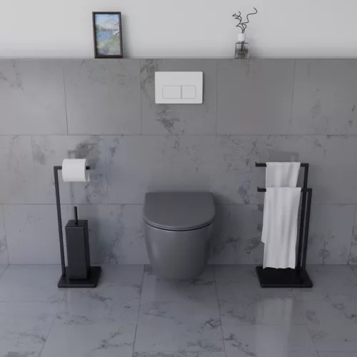 Welland Primo-Smart Tornado fali WC csésze + soft-close slim WC ülőke - szürke