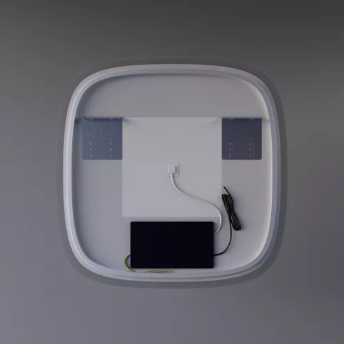 Welland Sidan LED tükör - fényerő + színhőfok állítás + páramentesítő + óra