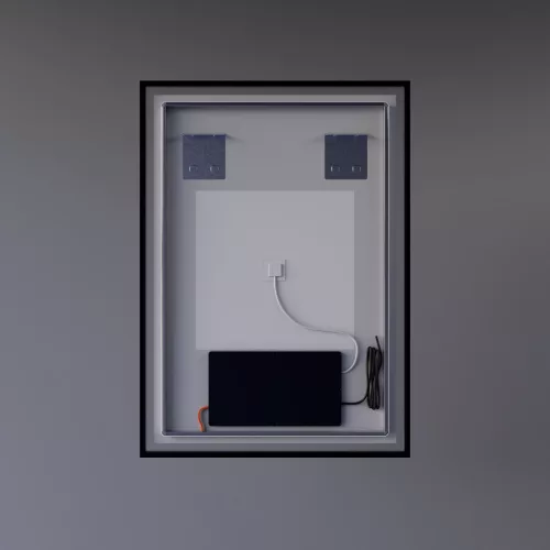 Welland Luxury-Line Como LED tükör - fényerő + színhőfok állítás + páramentesítő + óra - 50 x 70 cm
