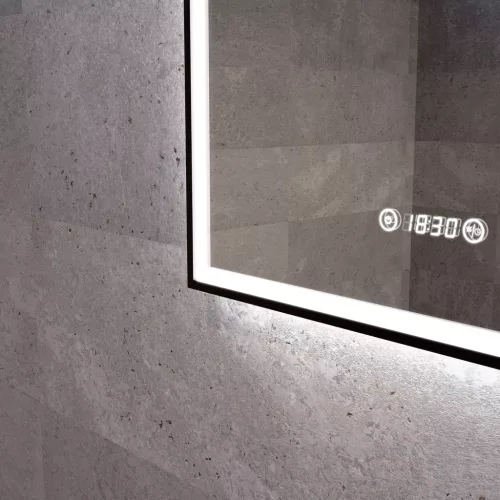 Welland Luxury-Line Como LED tükör - fényerő + színhőfok állítás + páramentesítő + óra