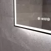 Welland Luxury-Line Como LED tükör - fényerő + színhőfok állítás + páramentesítő + óra